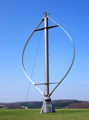Вертикальные ветряные турбины мощностью 10 кВт с ротором Дарье