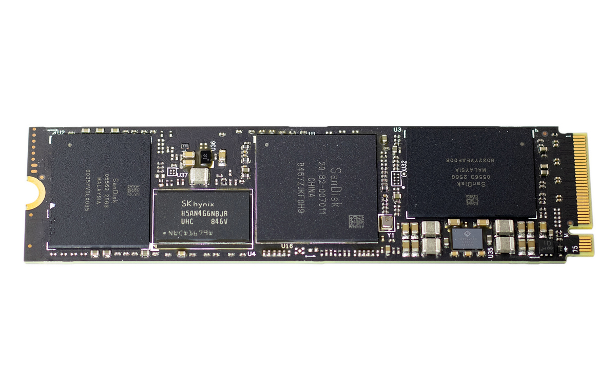 Обнажённый SSD WDS500G3X0C